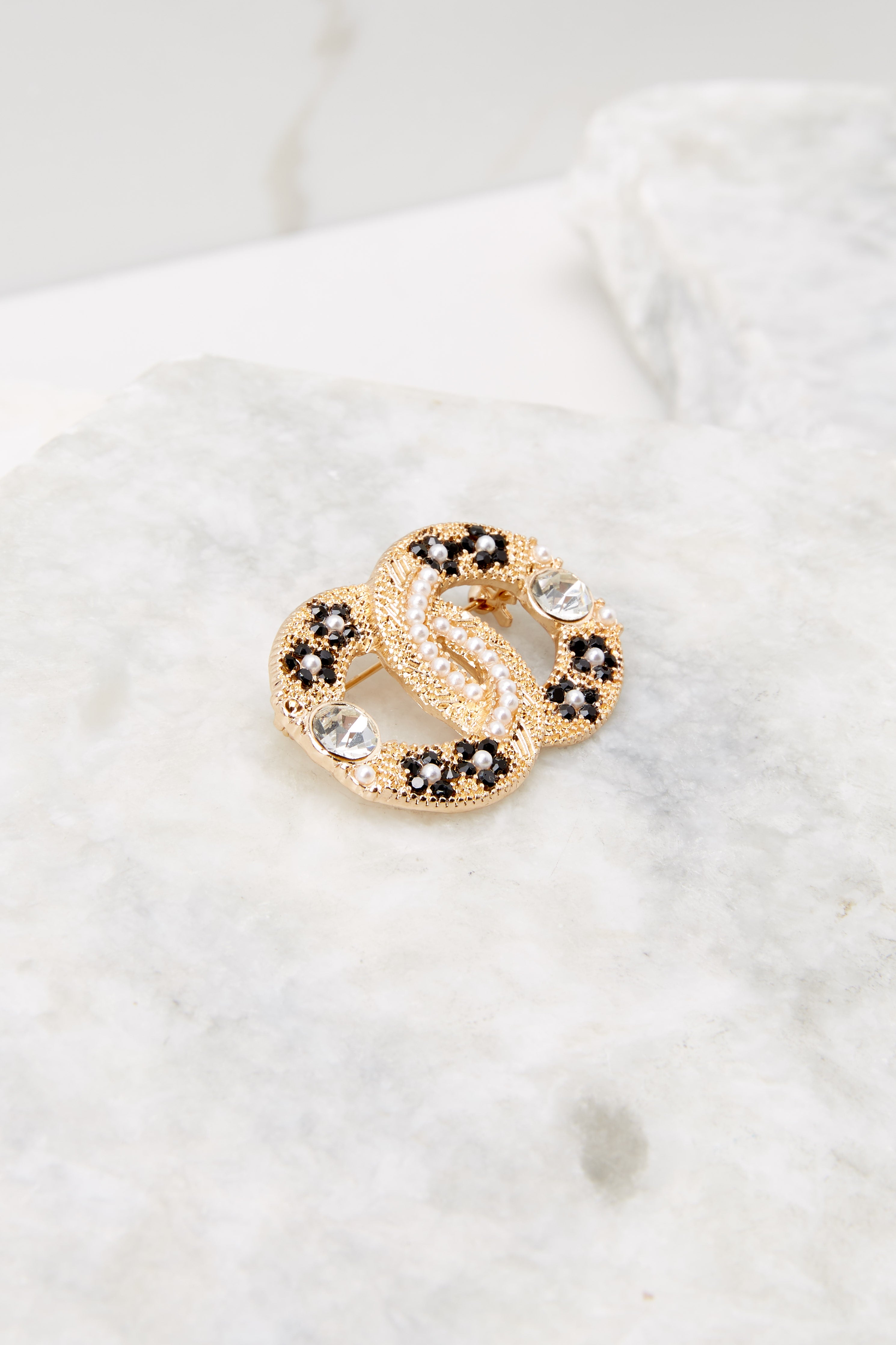 Bloom Together Gold Brooch