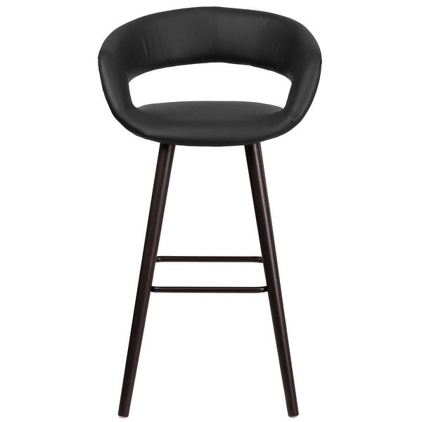 2 Pk. 29'' High Contemporary Barstool with Wood Frame - 22