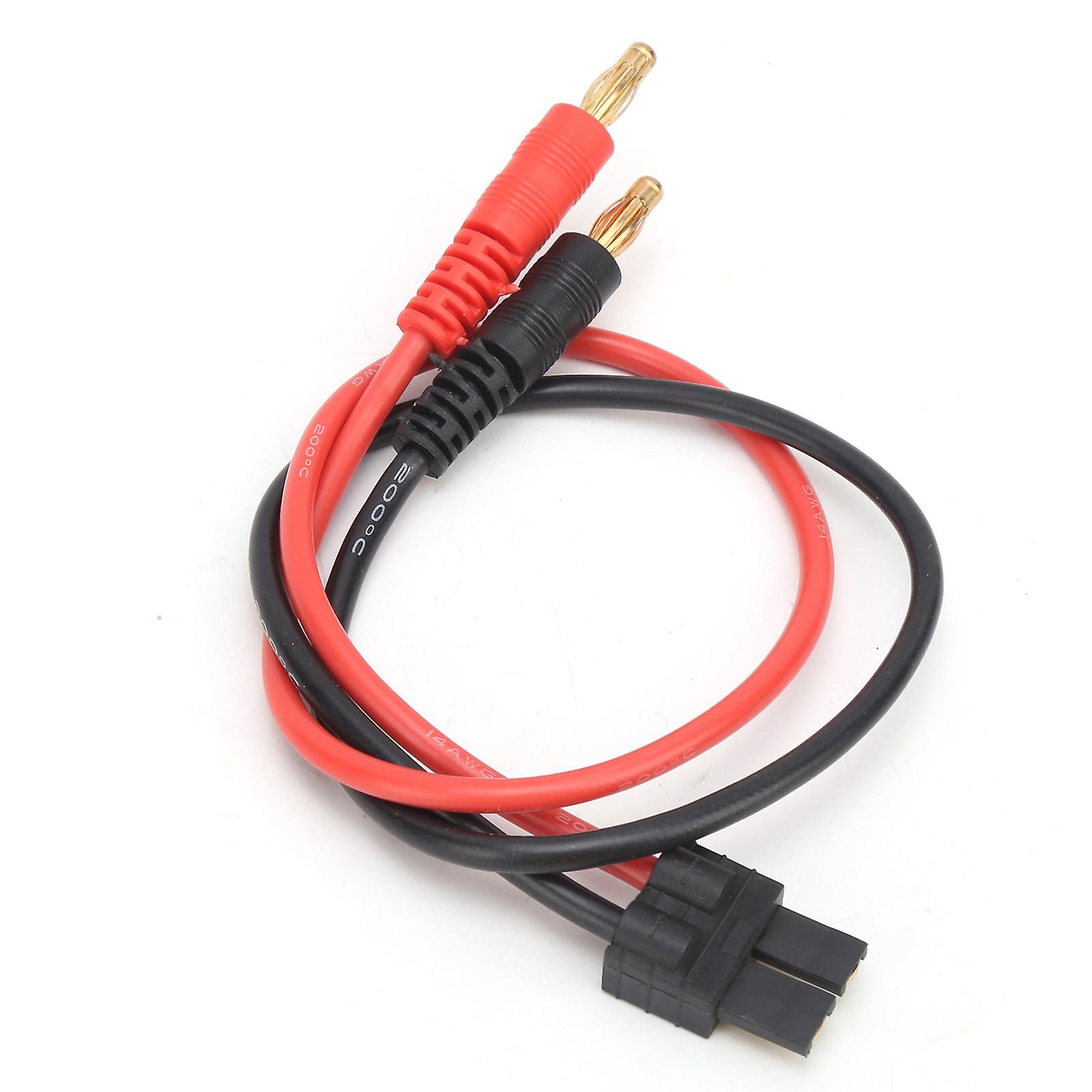 4.0mm Banana Head Connected To For Trx Silicone Cable 14 Awg For B6 Lipo Battery Charger