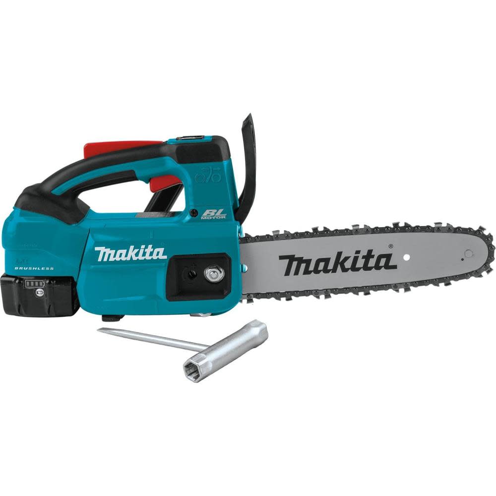 18V LXT? Lithium-Ion Brushless Cordless 10 Top Handle Chain Saw Kit (5.0Ah) ;