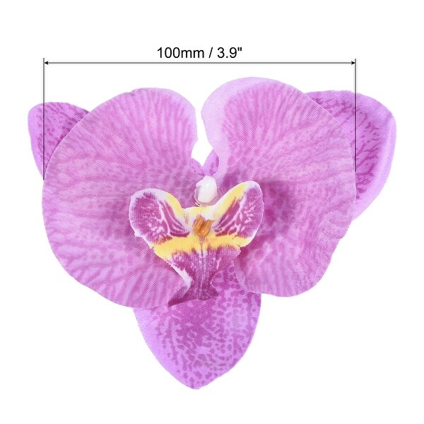 20Pcs Artificial Silk Butterfly Orchid Flower Heads for Wedding Decor