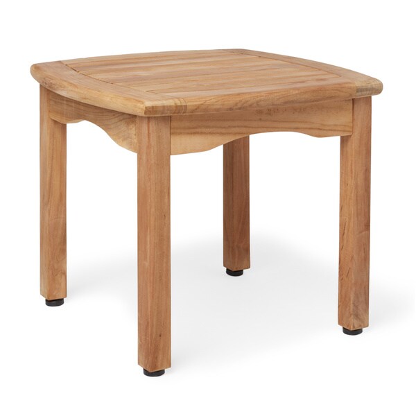 Tottenville Teak Square Side Table by Havenside Home