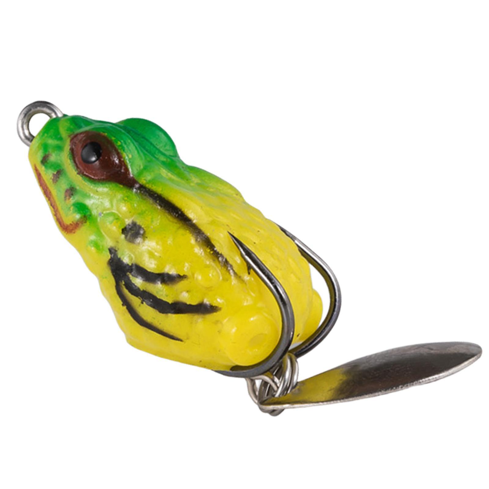 Frog Lure Bass Bait Metal Sequin Swimbait Float On Water Lure For Freshwater Style G