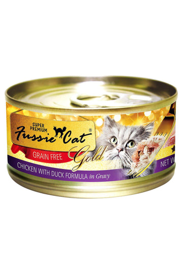 Fussie Cat Chicken with Duck in Gravy Canned Cat Food