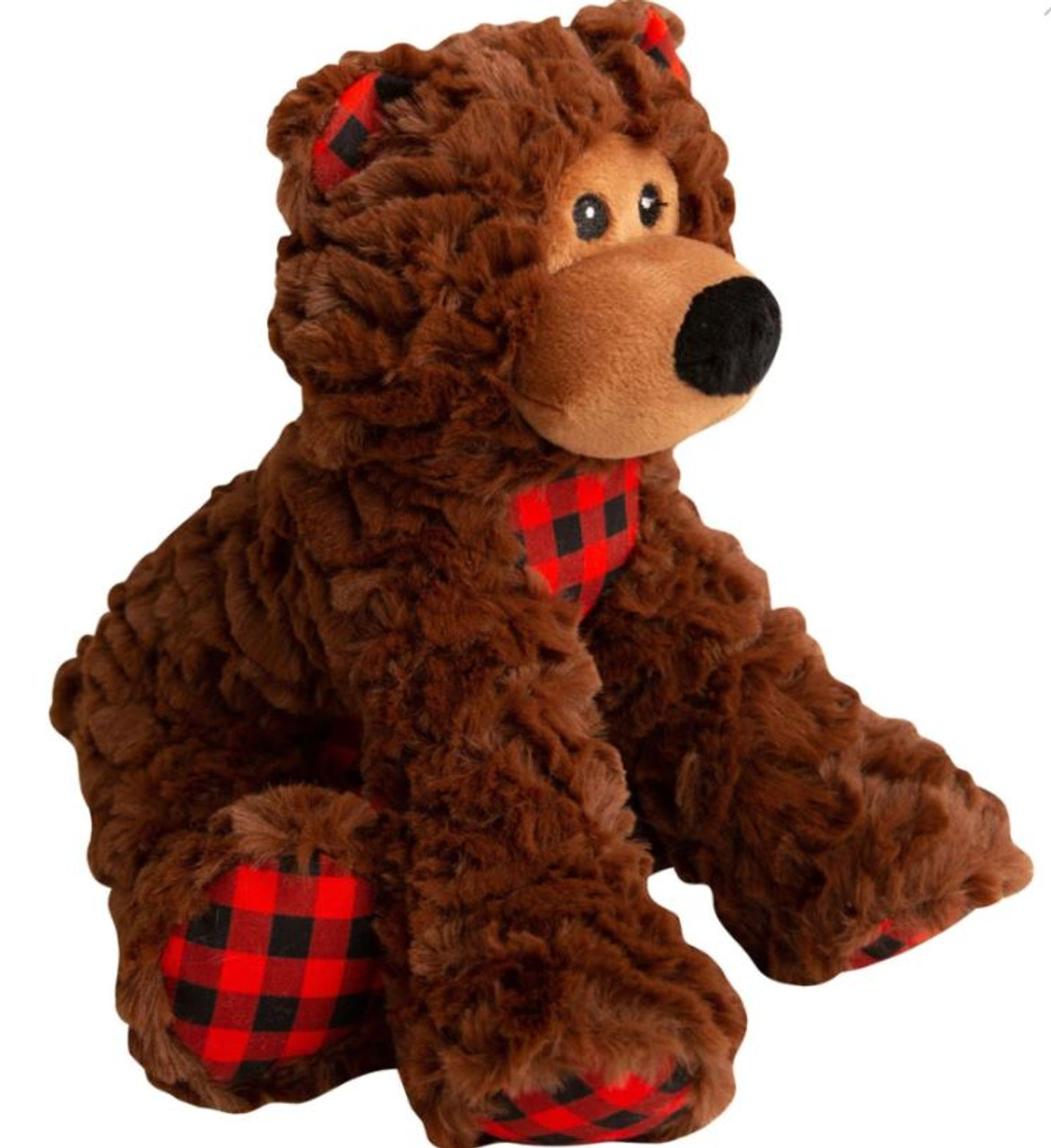 Snugarooz Benny the Bear Plush Dog Toy， 8