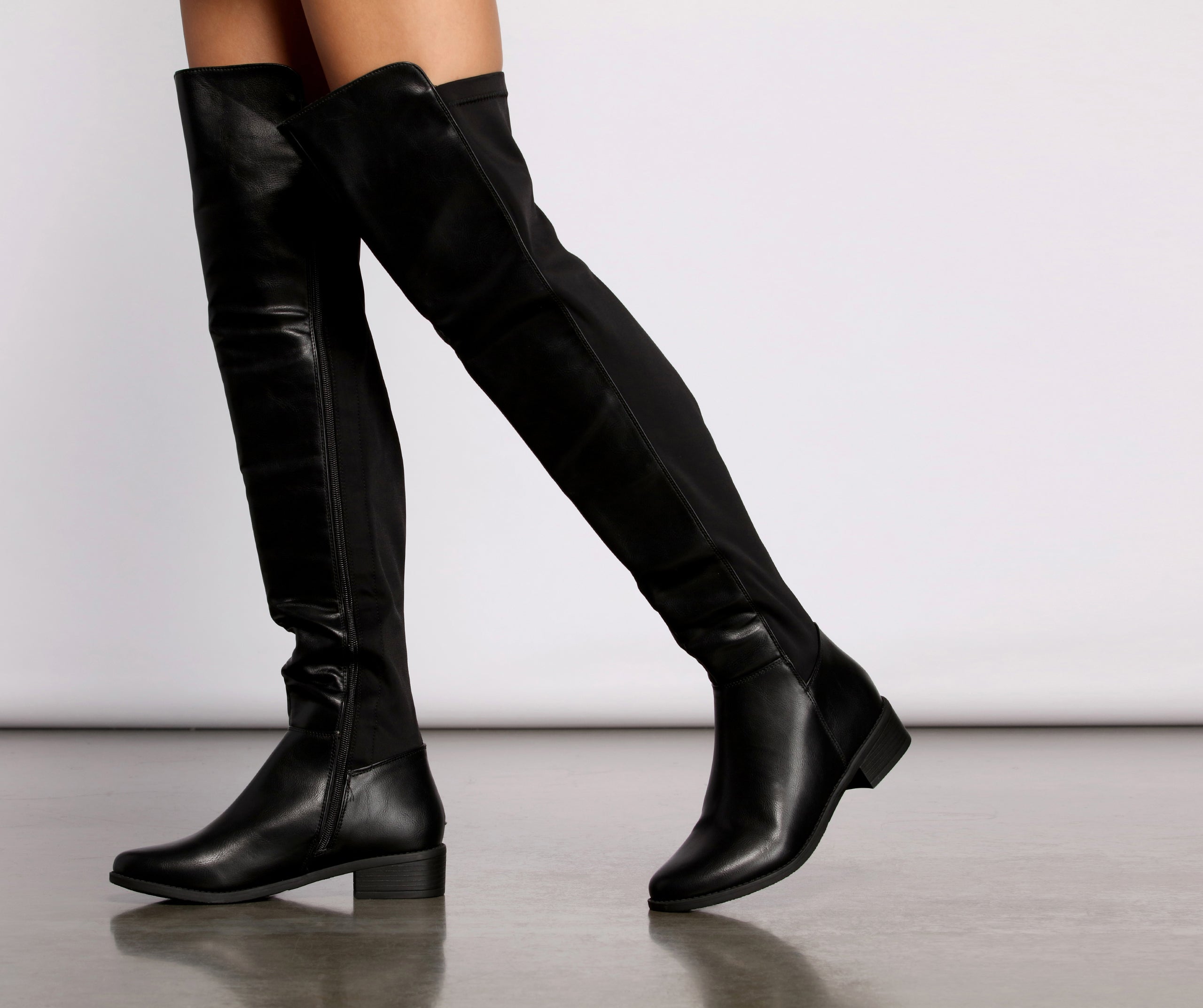 Chic And Sleek Over The Knee Boots