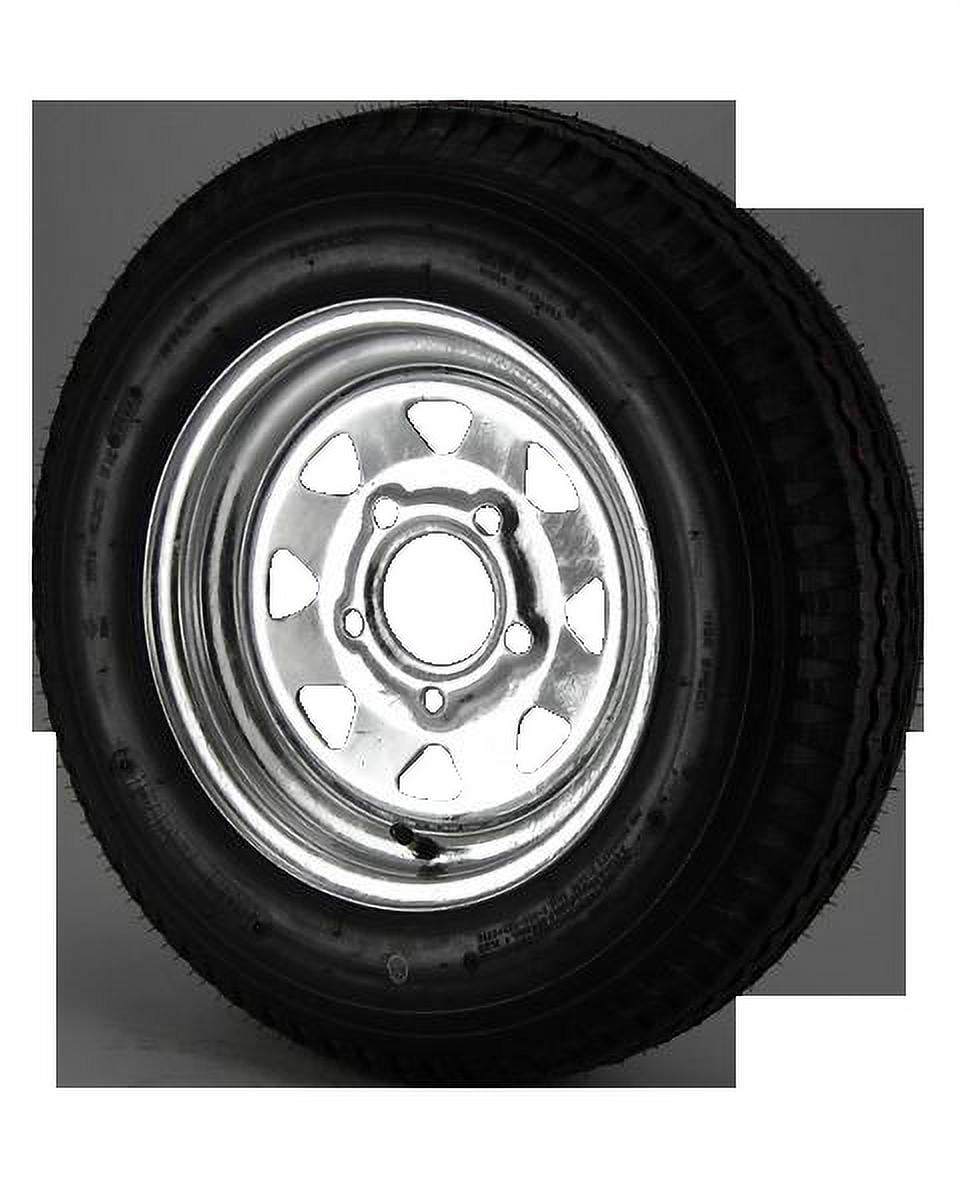 4.80X12 Loadstar Trailer Tire LRB on 5 Bolt Galvanized Spoke Wheel