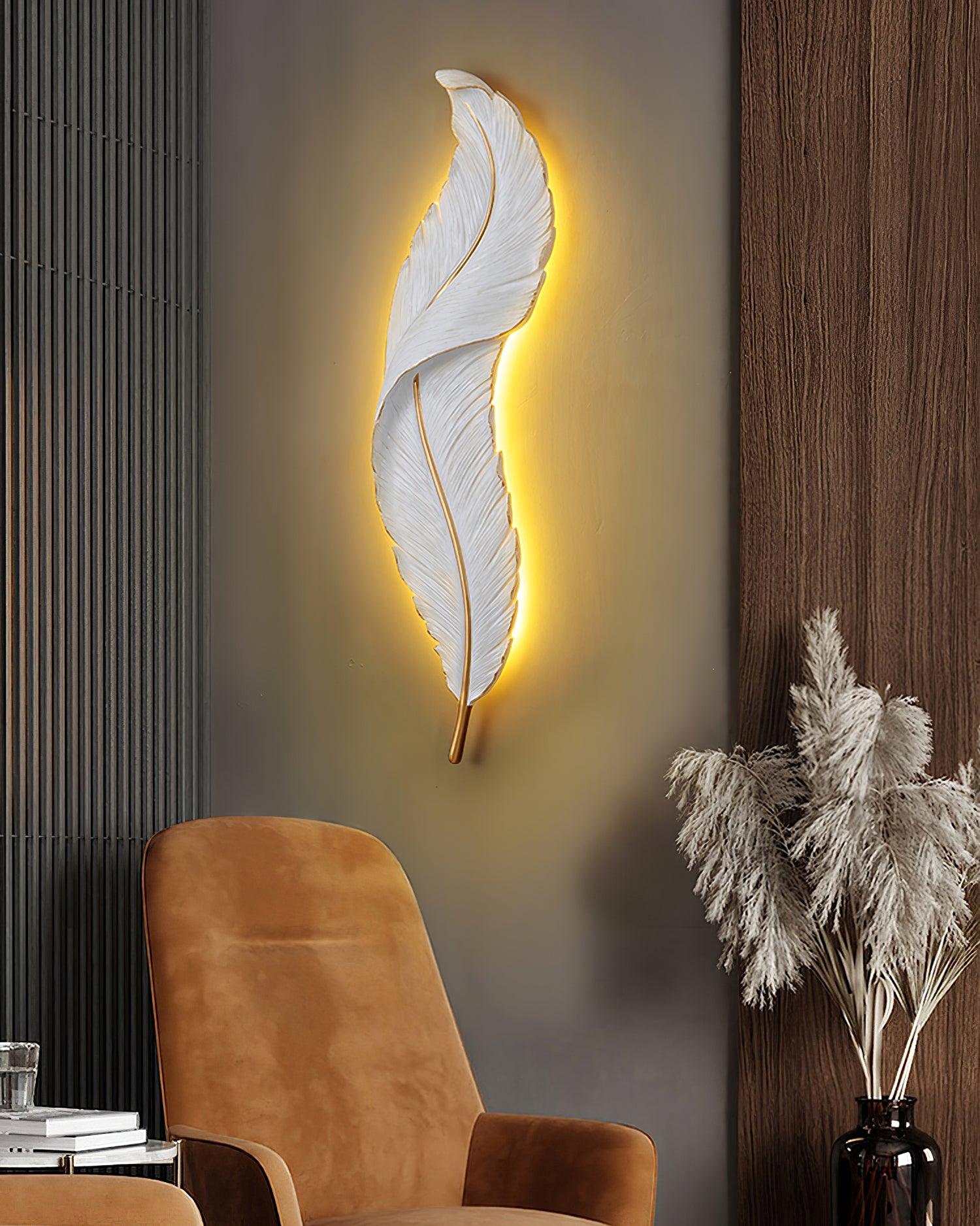 Feather Wall Lamp