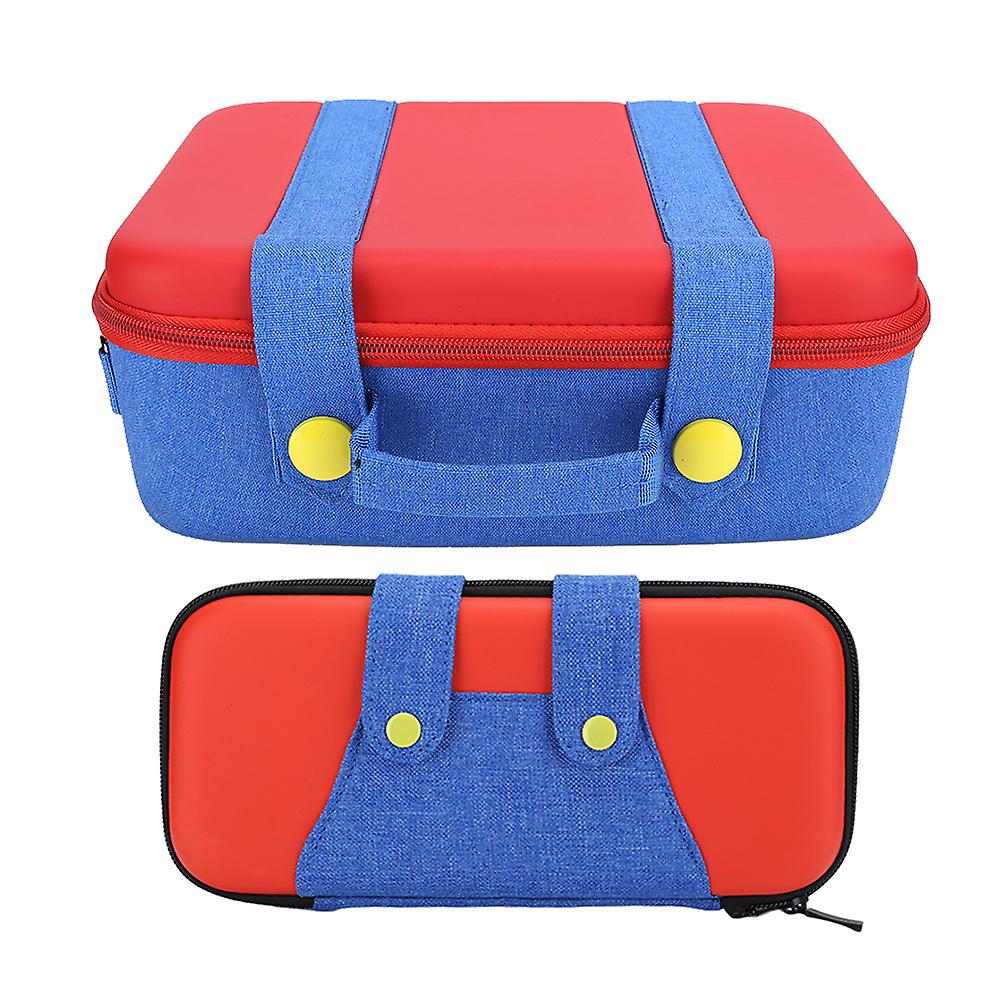 Multifunction Game Machine Storage Bag Large/small Eva Packet Protection For Switchred Blue