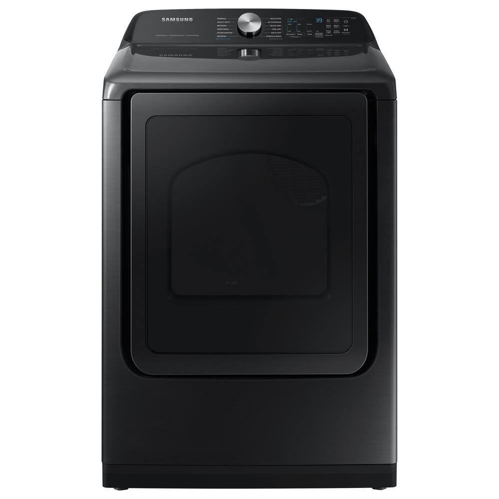  7.4 cu. ft. Vented Gas Dryer with Steam Sanitize+ in Brushed Black DVG52A5500V