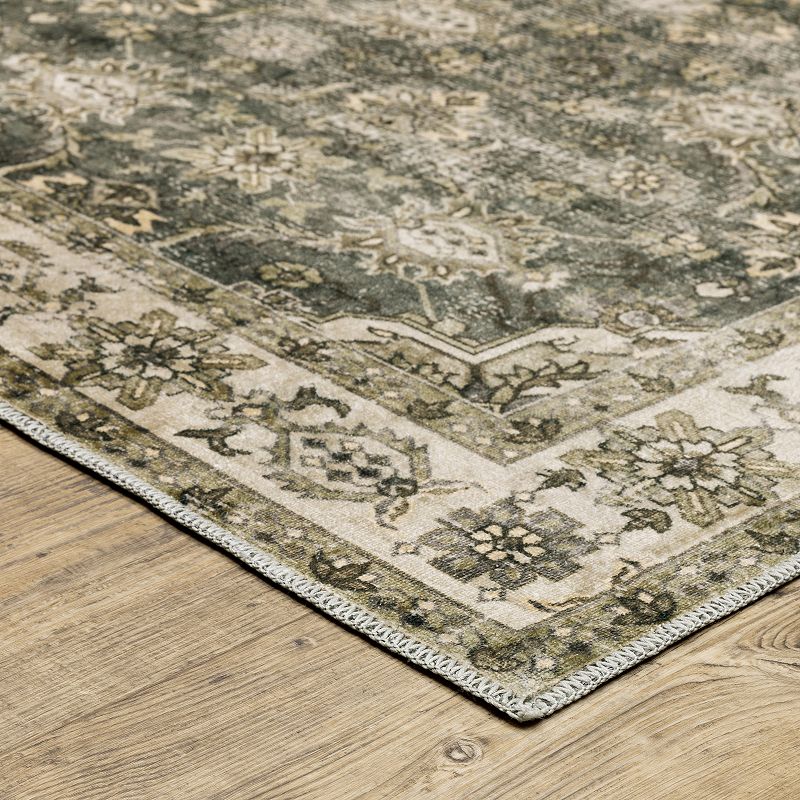 StyleHaven Marissa Washable Vintage Ornate Area Rug