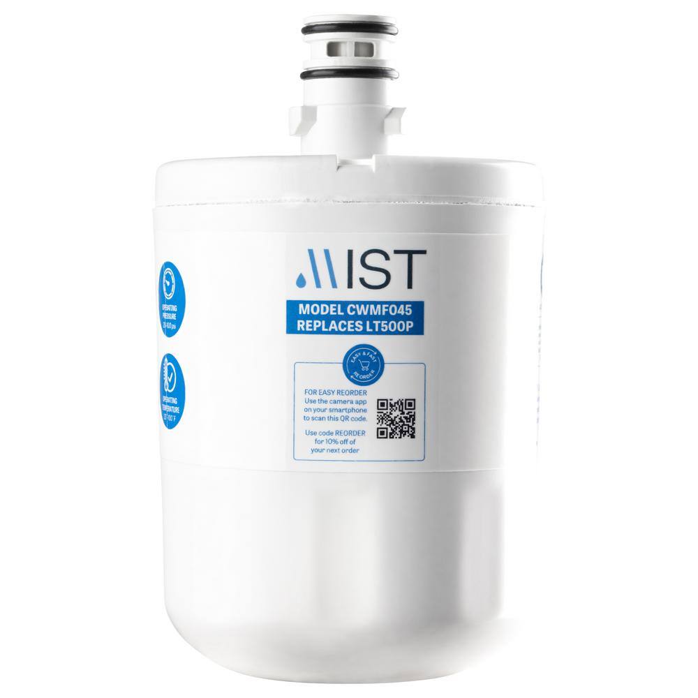 Mist 5231JA2002A  Water Filter Replacement  Compatible with LG LT500P GEN11042FR-08 ADQ72910911 Kenmore 46-9890 (2-Pack) 5231JA2002A CWMF245