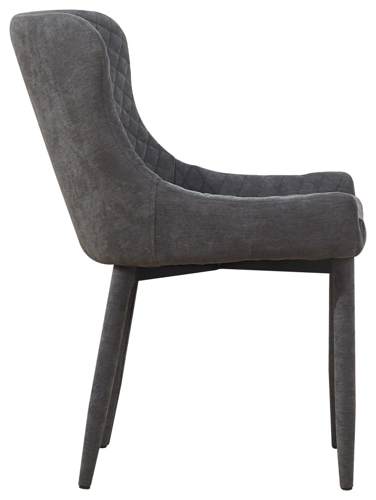 Draco Grey Chair   Grey   Midcentury   Dining Chairs   by First of a Kind USA Inc  Houzz