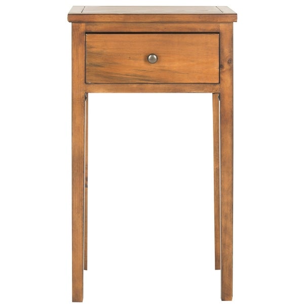 SAFAVIEH Abel Brown End Table - 16.9