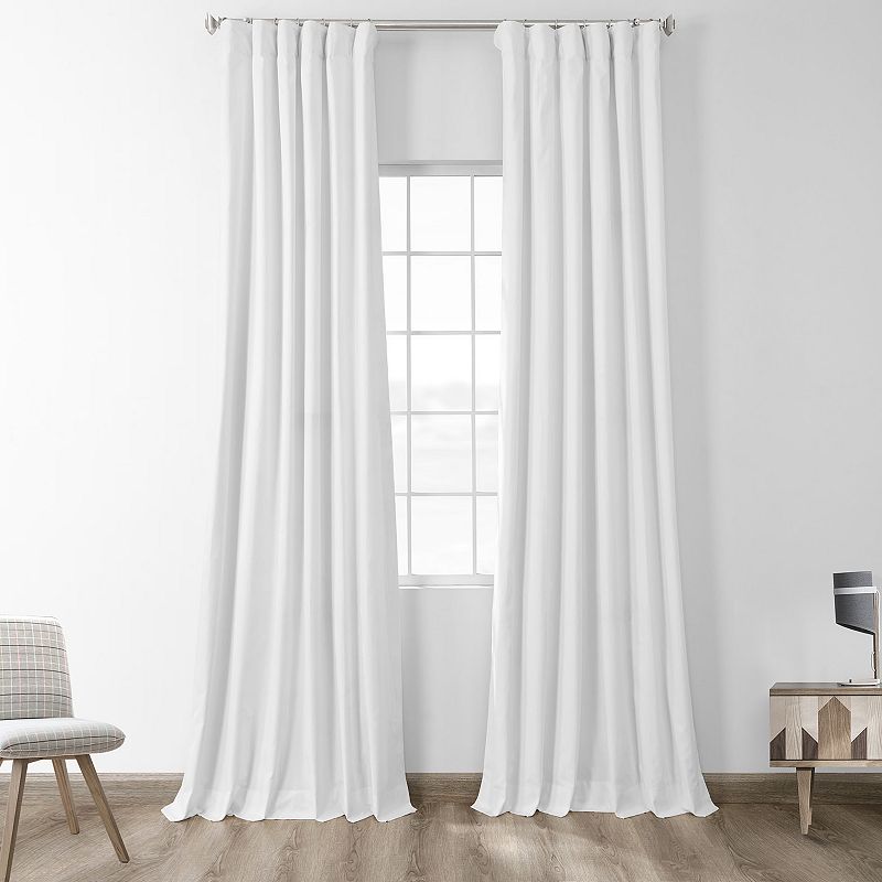 EFF Solid Cotton Blackout Window Curtain