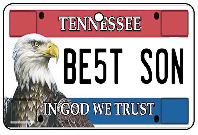 Tennessee - Best Son License Plate Car Air Freshener