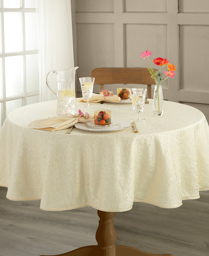 Lenox Opal Innocence 70 Round Tablecloth