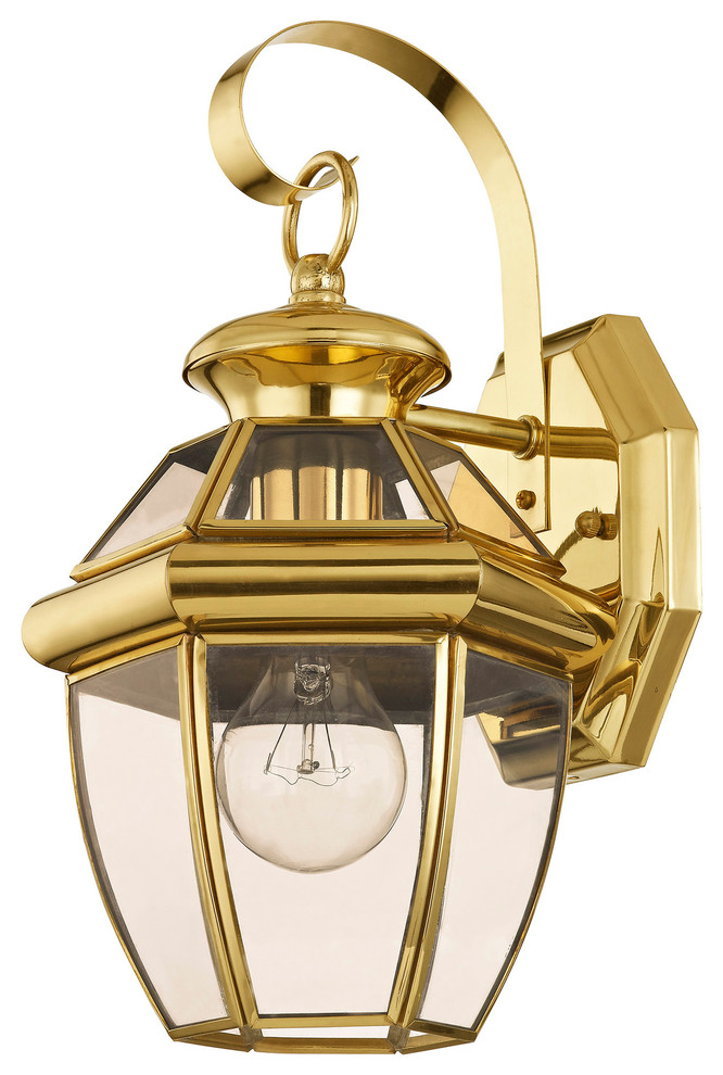 Monterey Outdoor Wall Lantern  Antique Brass   Traditional   Outdoor Wall Lights And Sconces   by LAMPS EXPO  Houzz