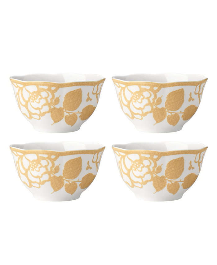 Lenox Butterfly Meadow Cottage Rice Bowl Set Set of 4