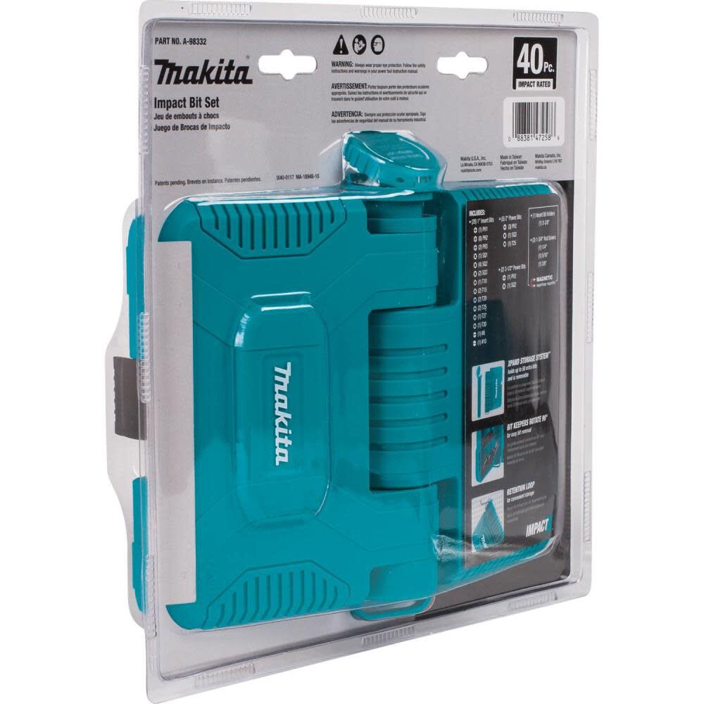 Makita 40 pc. Impact X Driver Bit Set A-98332 from Makita