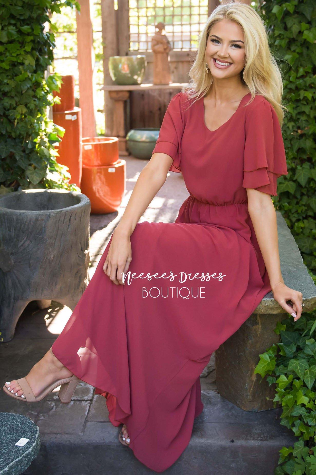 The Chloe Chiffon Maxi Dress