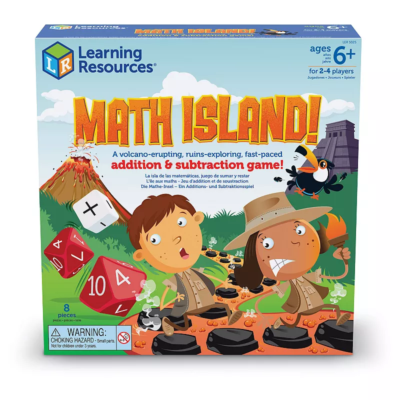 Learning Resources Math Island Addition and Subtraction Game