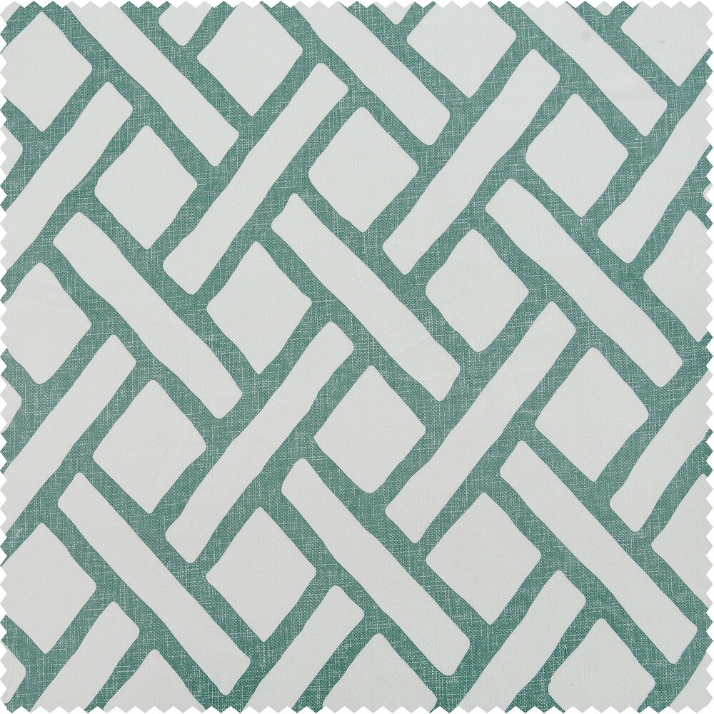 Exclusive Fabrics Garden Path Printed Cotton Curtain (1 Panel)