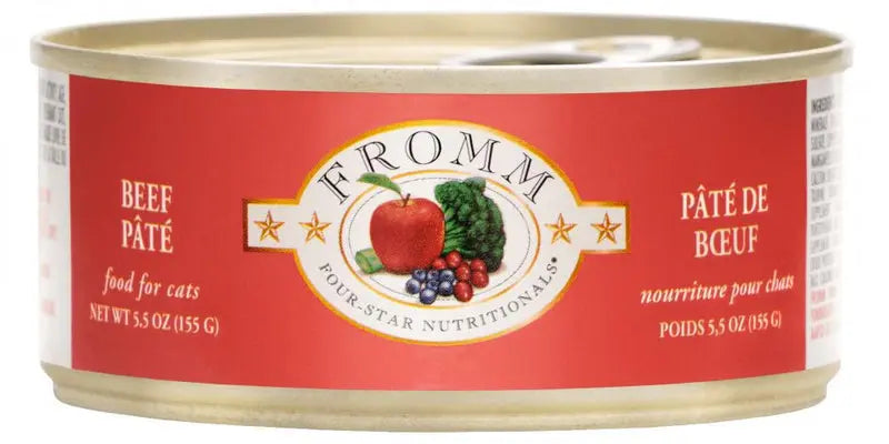 Fromm Four Star Beef Pate Canned Cat Food;