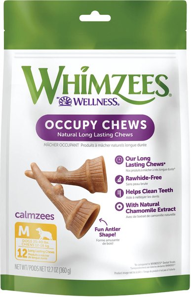 WHIMZEES Occupy Antler Dental Chews Value Bag Dog Treats