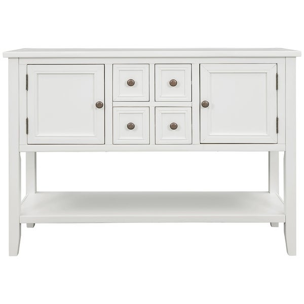 Cambridge Series Buffet Sideboard Console Table with Bottom Shelf