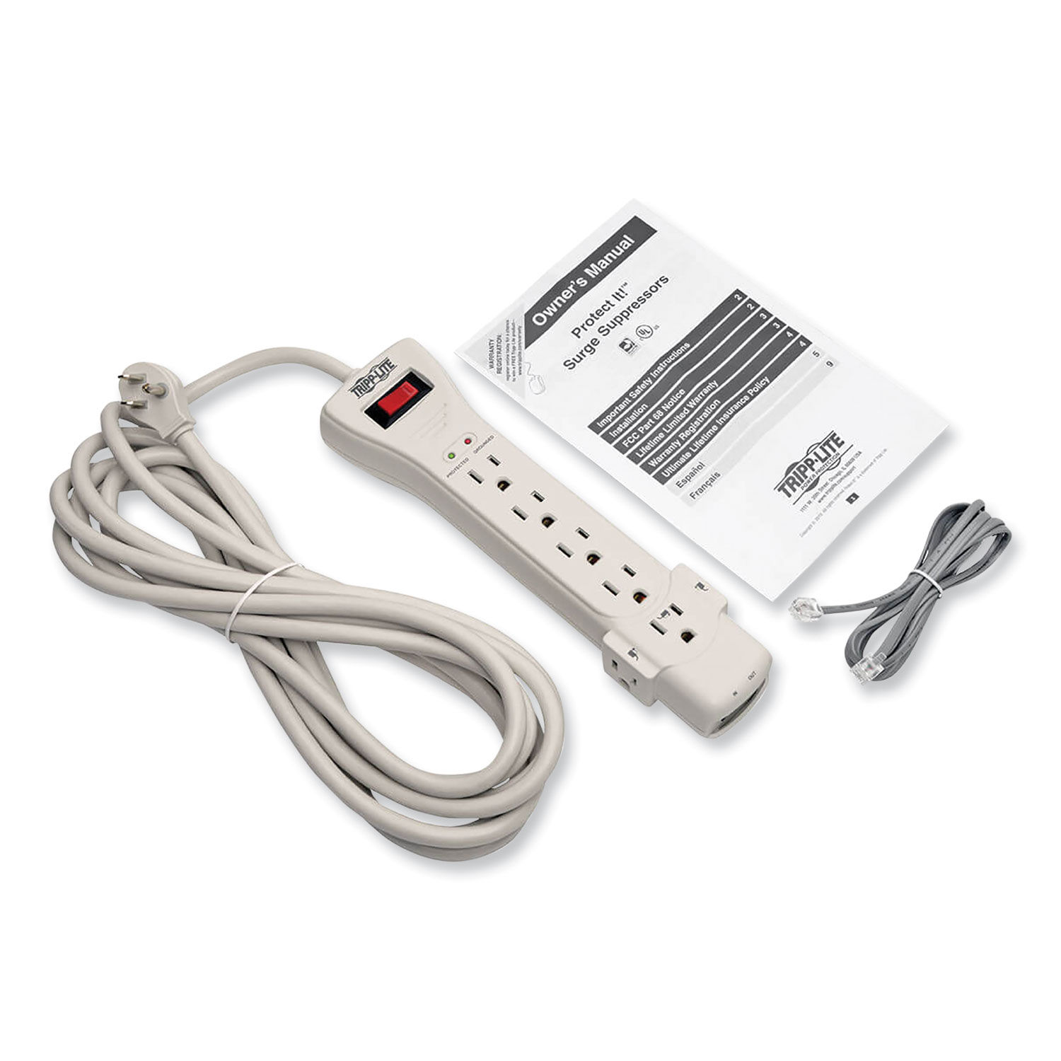 Protect It! Surge Protector by Tripp Lite TRPSUPER7TEL15