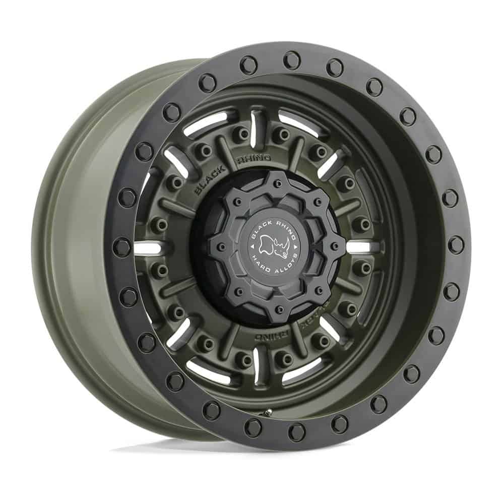 Black Rhino BLABR 20X9.5 5X5.0 OD-GRN -18MM