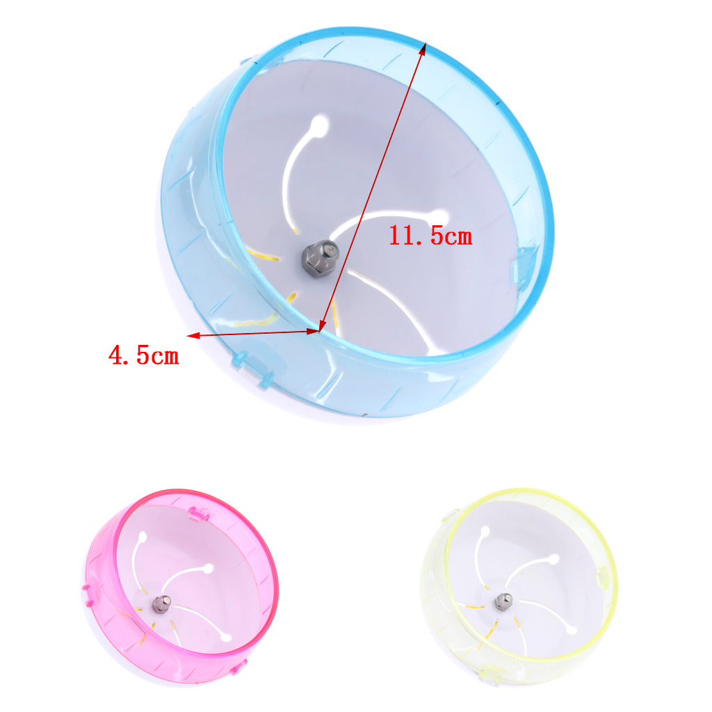 Hamster Mouse Rat Exercise Toys Silent Running Wheel Pink