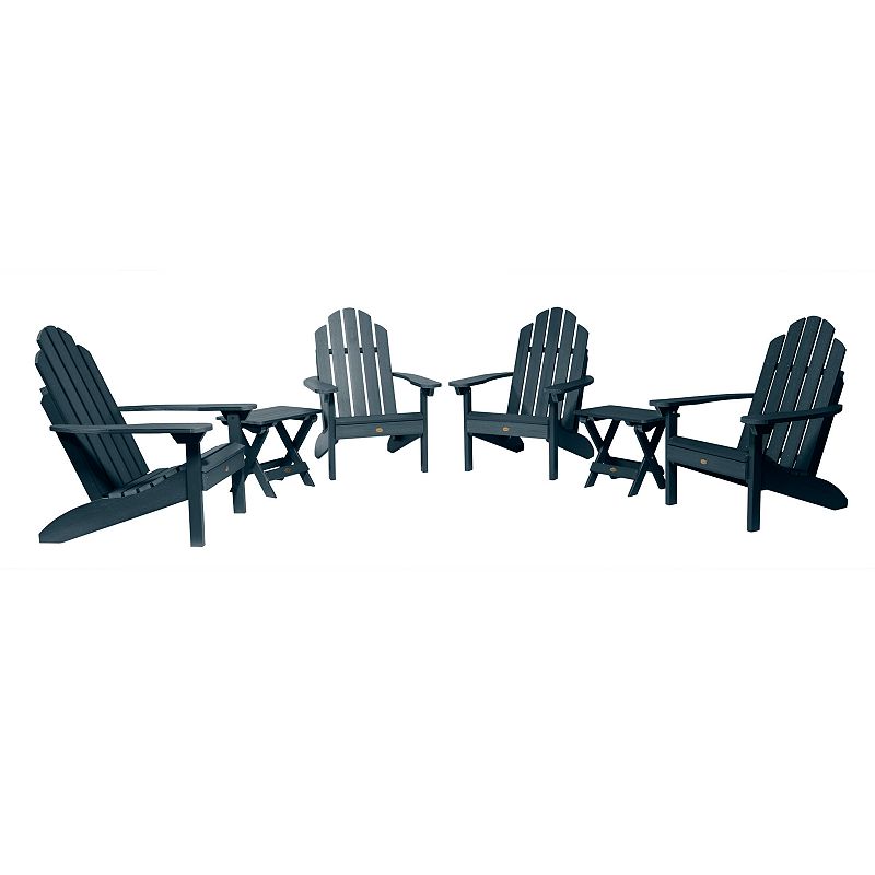 Highwood Westport Adirondack Chairs with Folding Side Tables