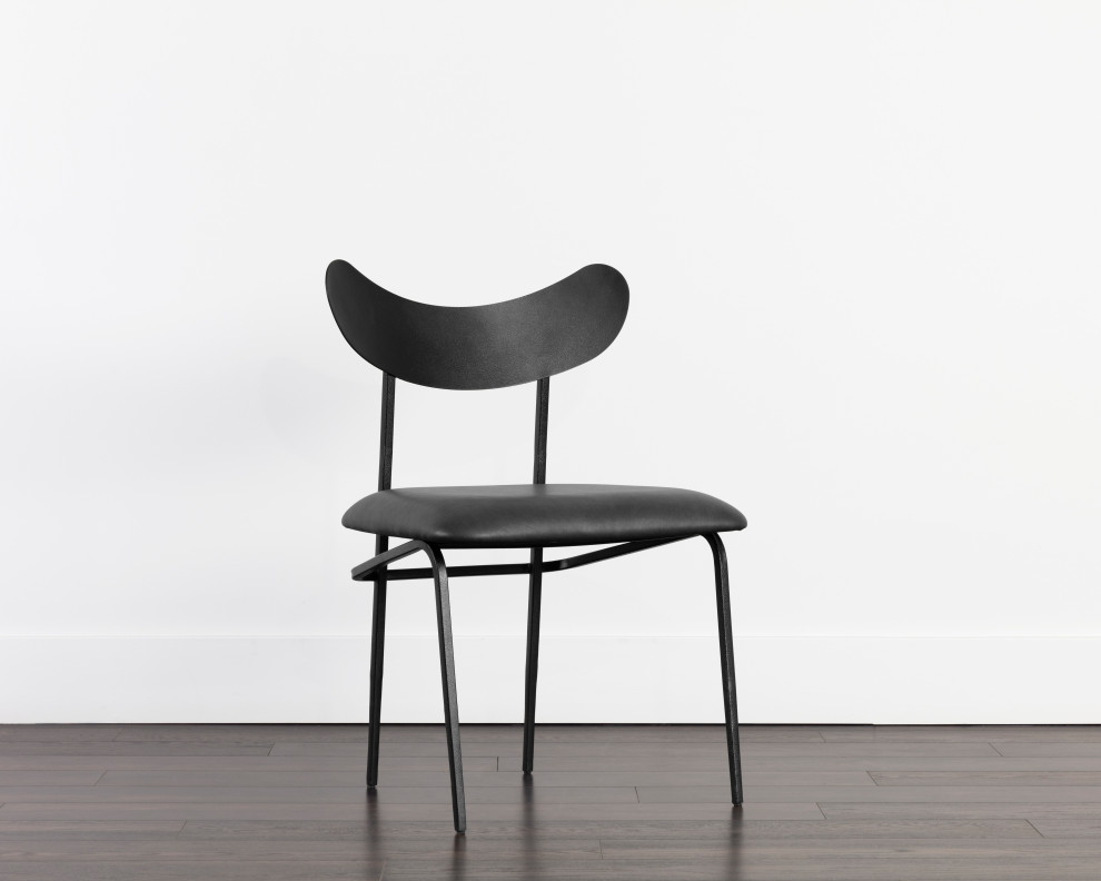 Gibbons Dining Chair Black Bravo Portabella   Transitional   Dining Chairs   by Sunpan Modern Home  Houzz