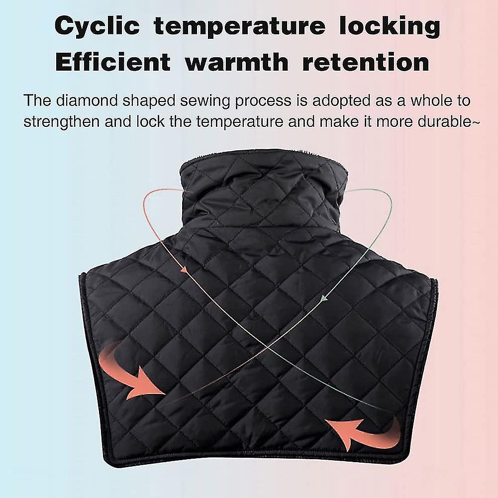 Winter Scarf Shoulder Jacket Neck Warmer Ski Neck Warmer Windproof Motorcycle Neck Warmer Extended Neck Warmer Outdoor Waterproof Cycling Scarf For Mo