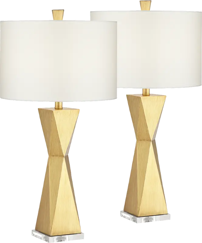 Kalso Gold Table Lamps， Set of 2