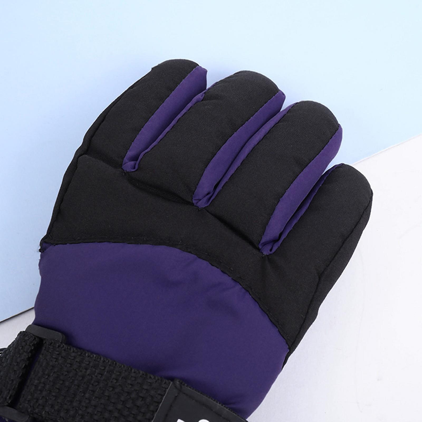 Windproof Warm Ski Gloves Winter Outdoor Kids Snow Skating Snowboarding Children Waterproof Skiing Breathable Mittens