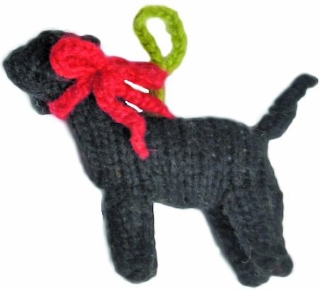 Chilly Dog Black Lab Ornament