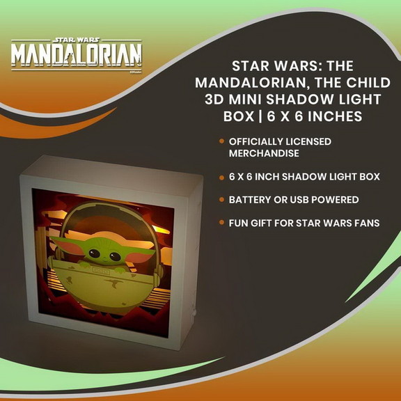 Star Wars: The Mandalorian  The Child 3D Mini Shad...