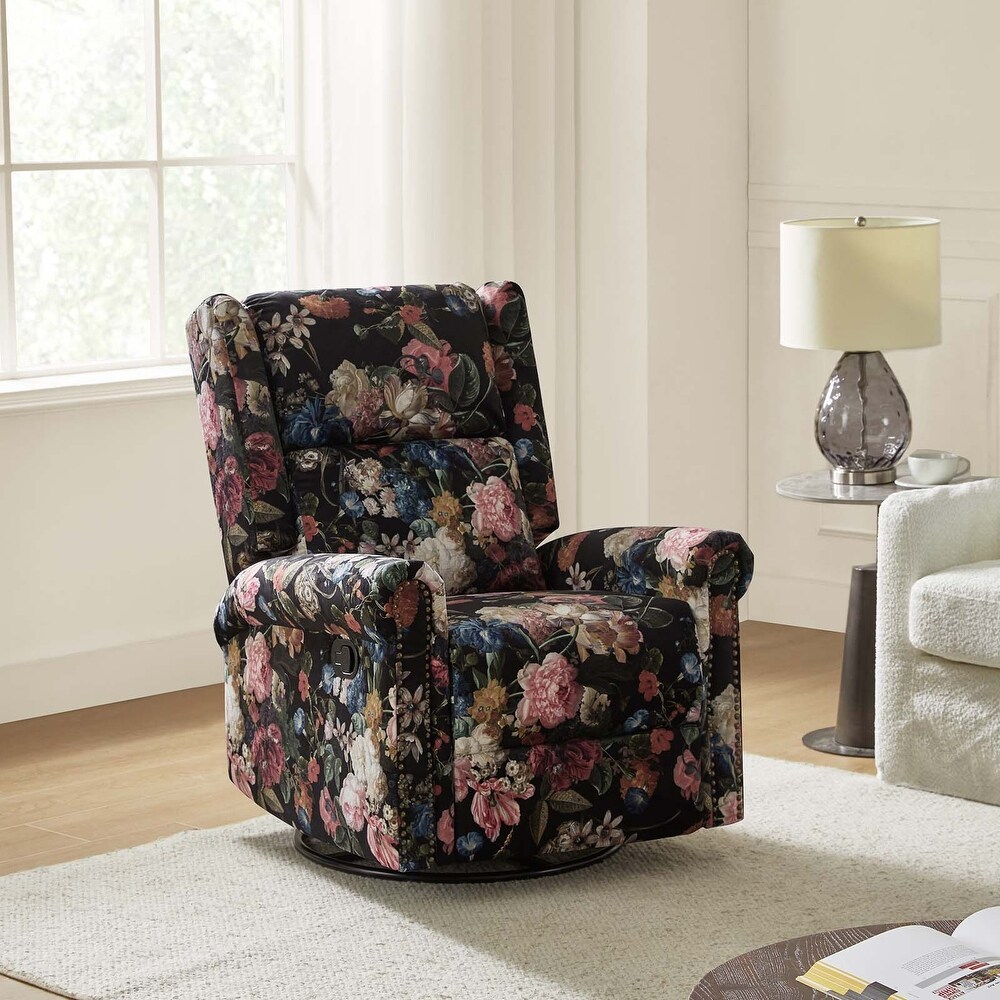 Leopold Transitional Multifunctional Nursery Chair with Swivel Base by HULALA HOME