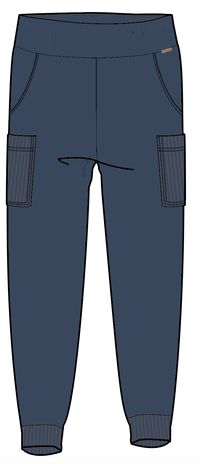 Day Dream Recycled Cotton Trouser - Dark Denim