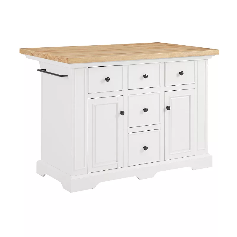 Crosley Julia Wood-Top Kitchen Island