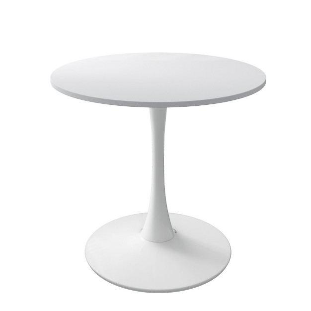 Haven Small Round Dining Table 31 5 x27 x27 With Metal Pedestal Dining Table Base maison Boucle