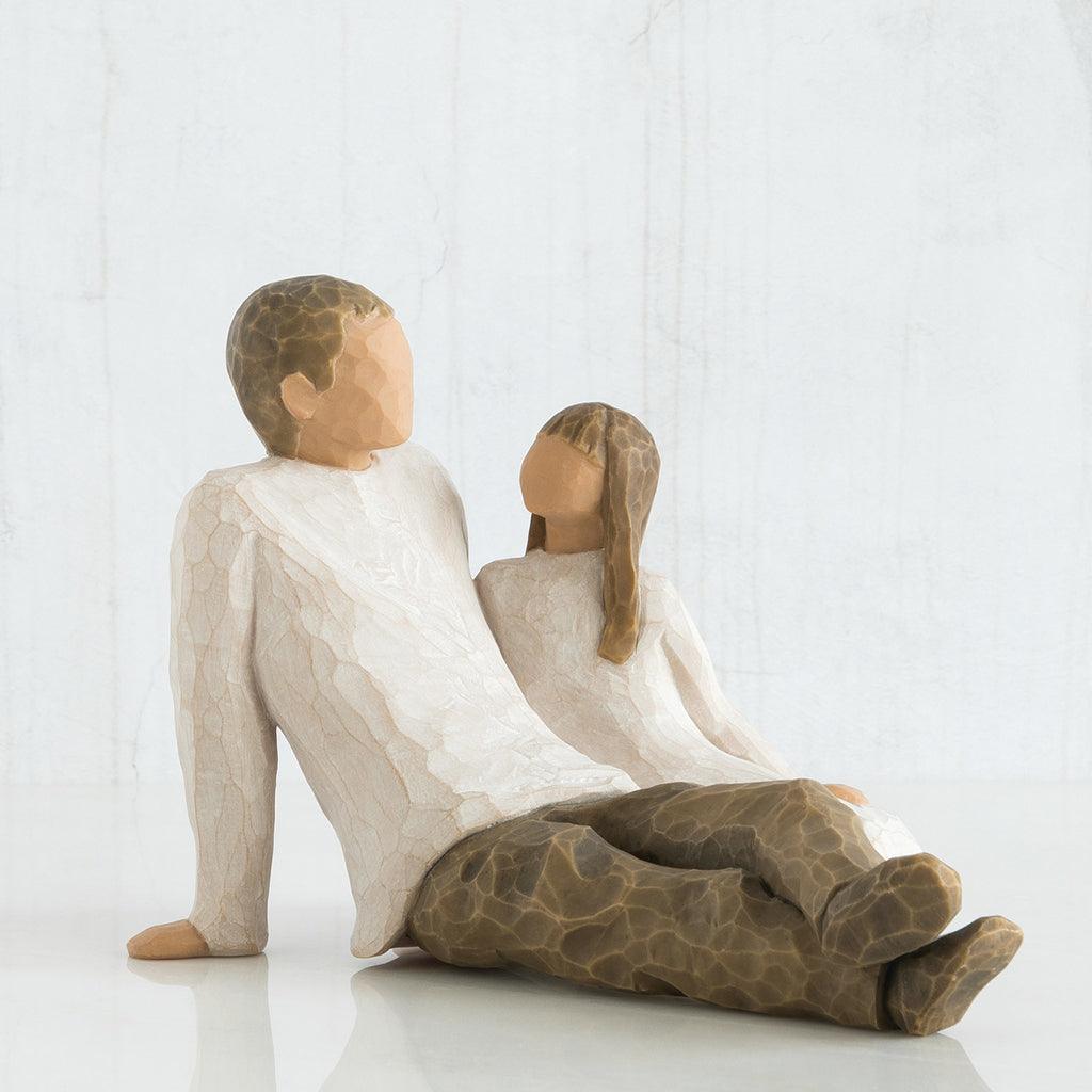 Willow Tree  Father and Daughter Figurine