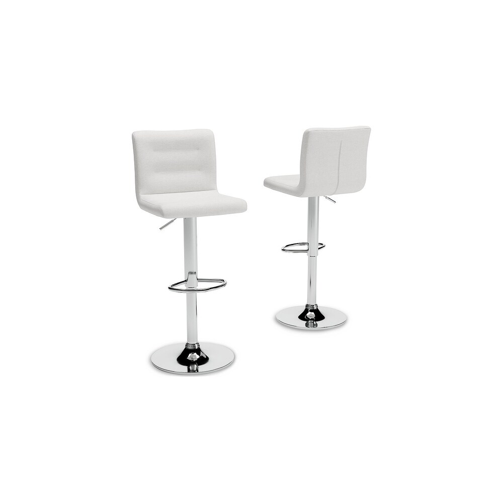 Signature Design by Ashley True Upholstered Swivel Bar Height Bar Stool (Set of 2)   16\