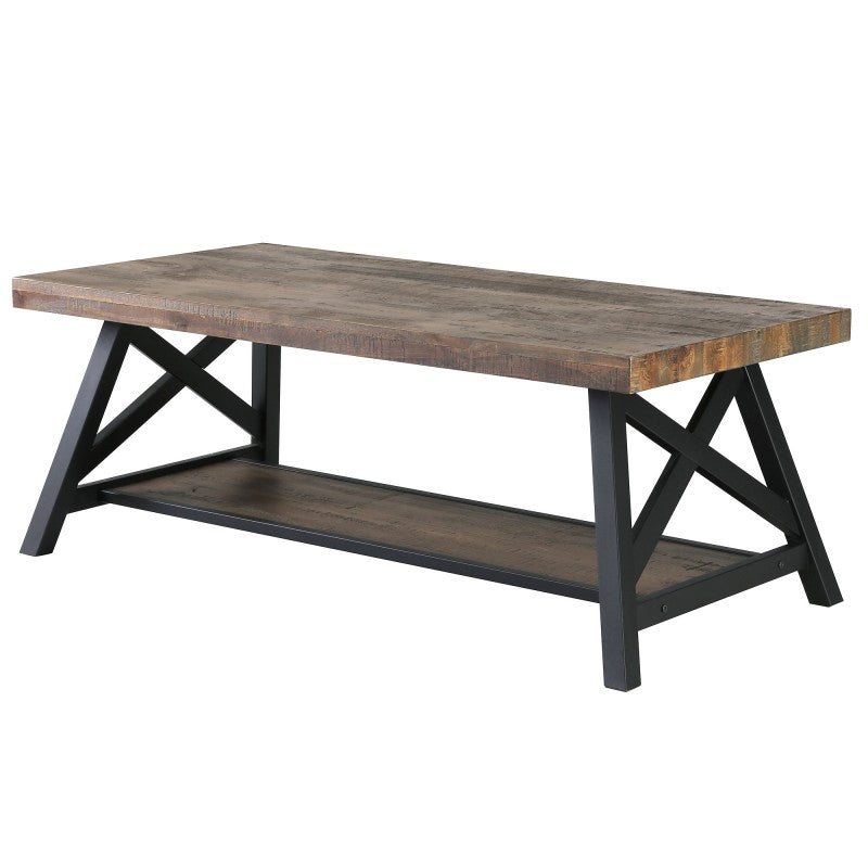 Inspire 301332RK Langport Coffee Table in Rustic Oak