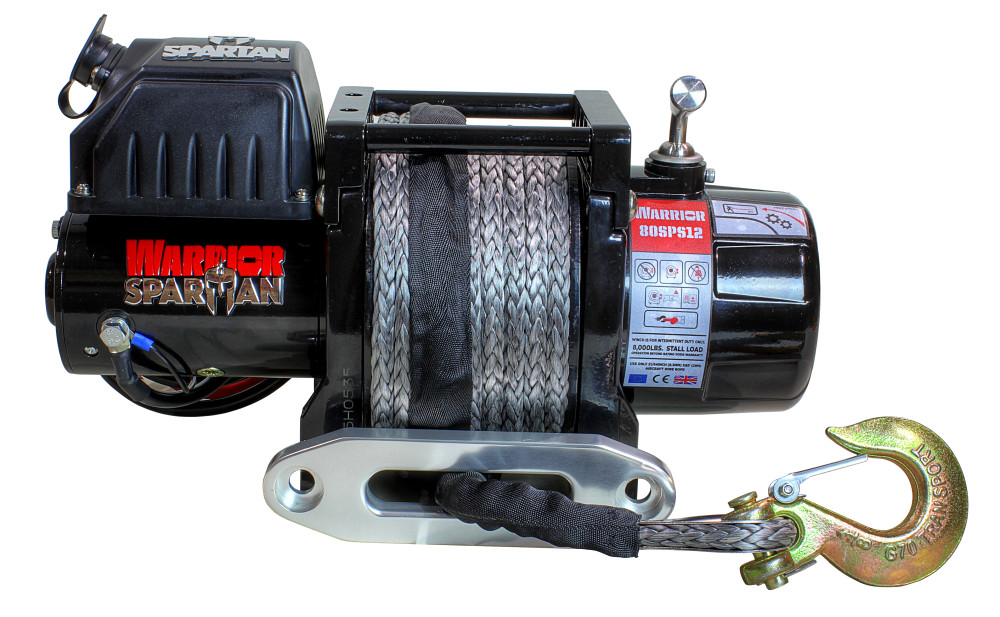 DK2 Spartan Winch Planetary Gear 6000lb with Synthetic Rope