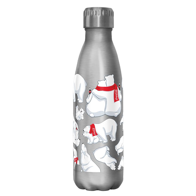 Coca-Cola Classic Christmas Bears 17-oz. Stainless Steel Water Bottle