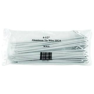 Everbilt 6-12 in. Long  11-Gauge Aluminum Fence Ties (30-Pack) 328554EB